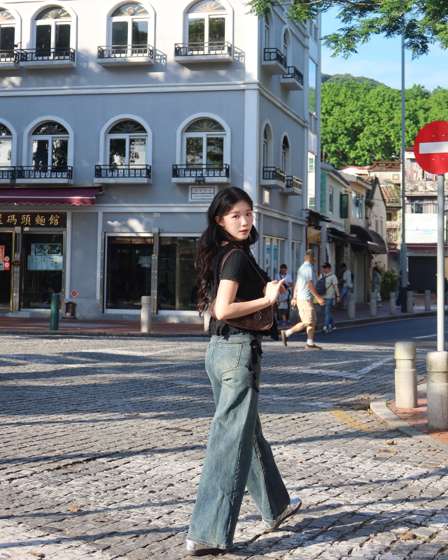 復古喇叭牛仔褲👖💙