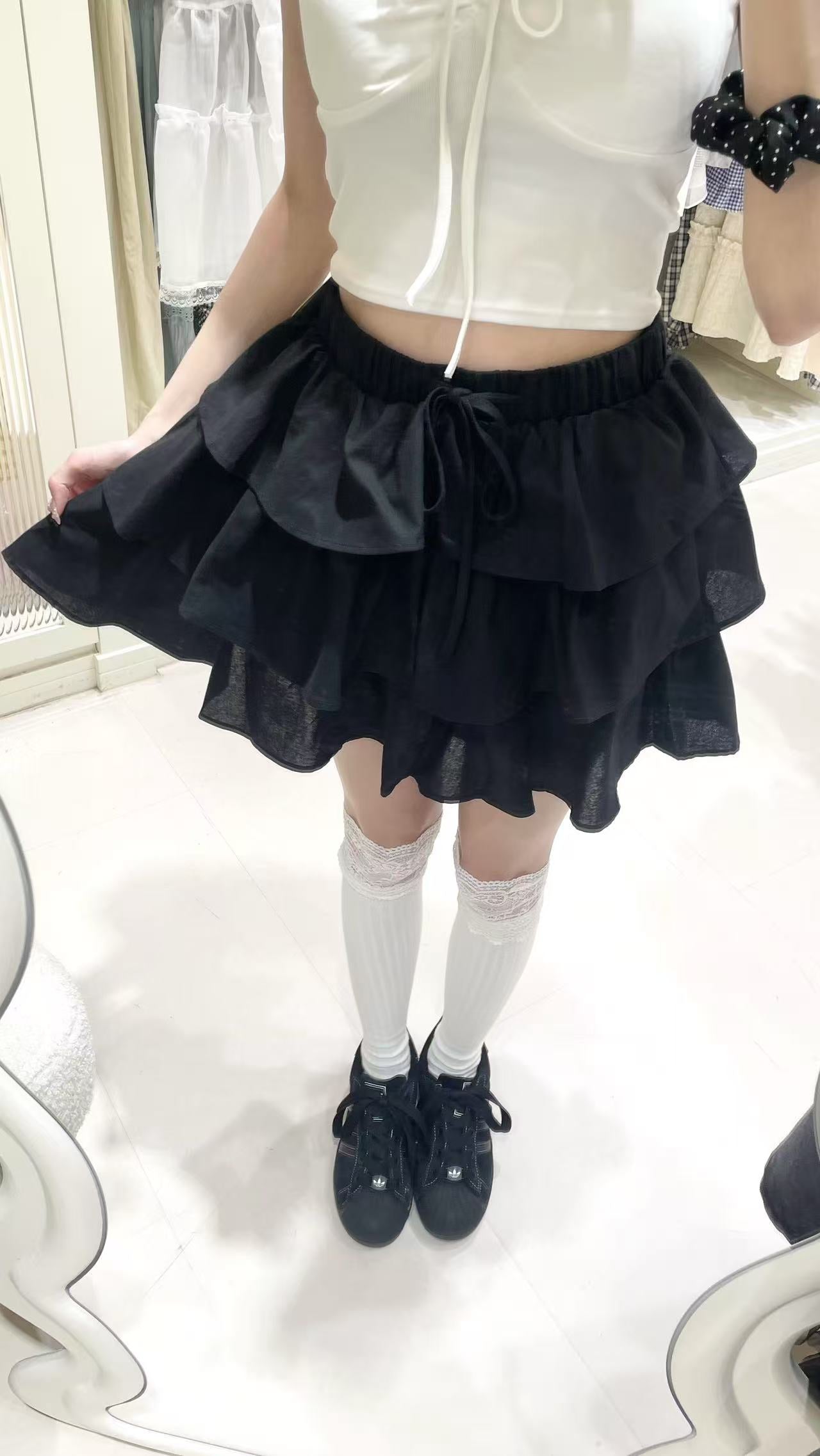 氣質蝴蝶上衣+短裙套裝🌼✨