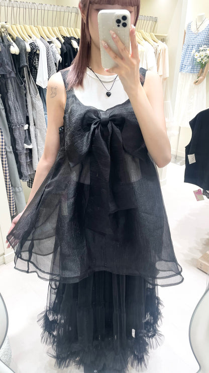 日系蝴蝶結網紗套裝🎀💖