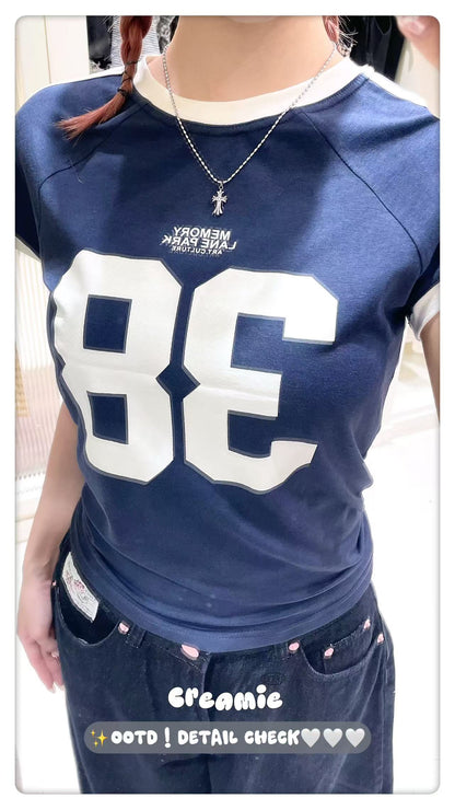 復古美式球衣套裝🤹🏻‍♀️❣️