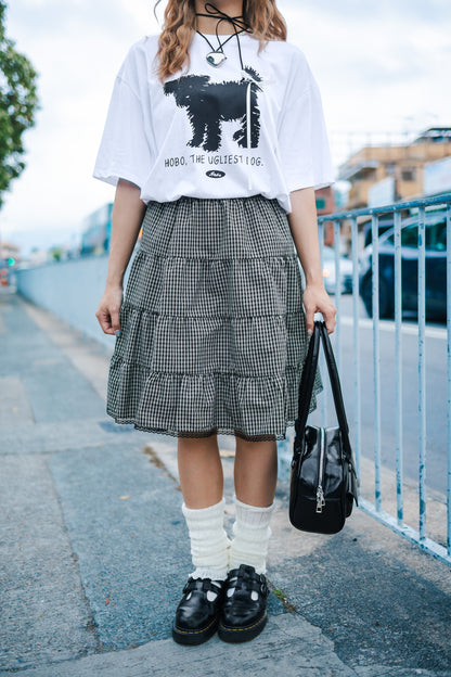 小狗蝴蝶絲帶長Tee