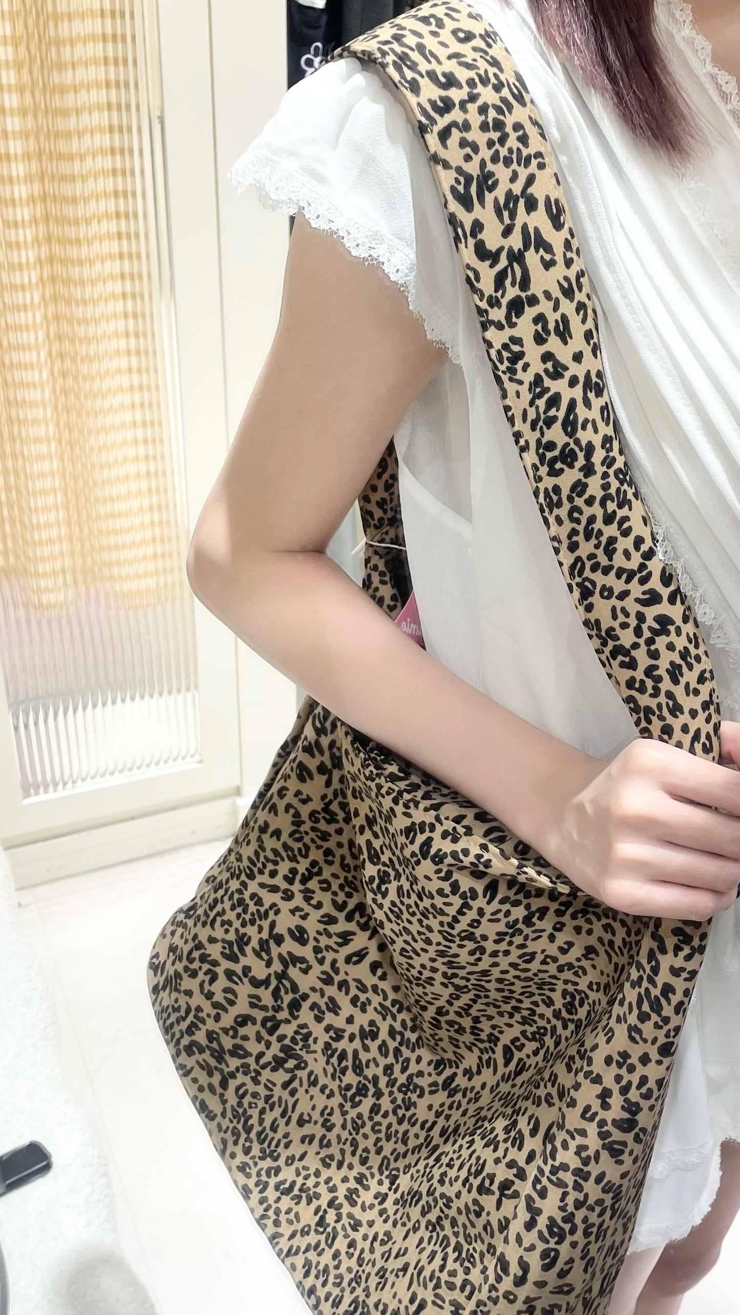 韓系雪紡背心搭牛仔短褲🥯