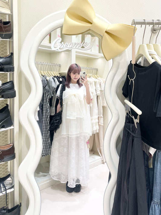 日系蝴蝶結網紗套裝🎀✨