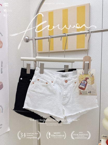 Houston斜肩上衣+短褲套裝🖤