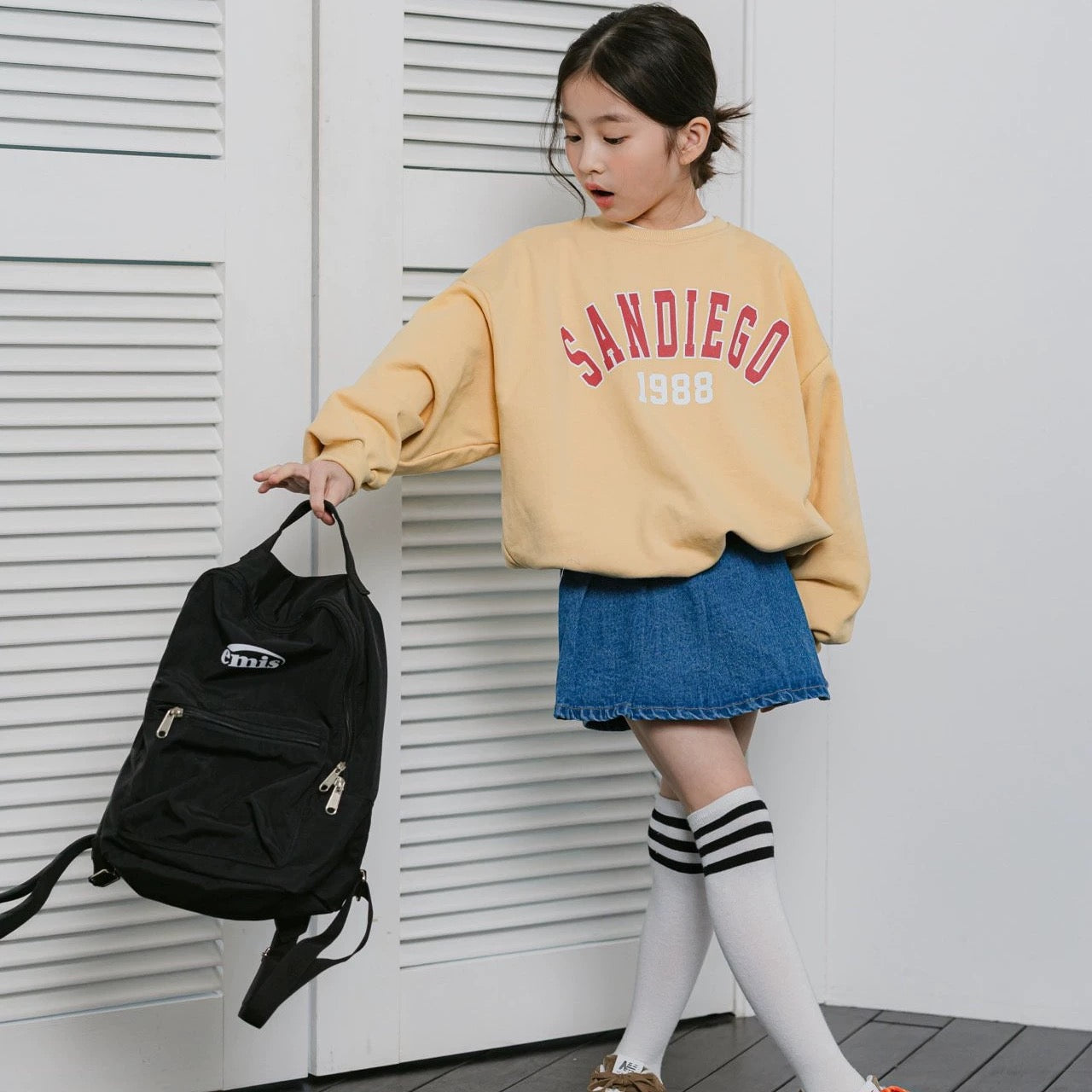 圓領英文衛衣☁️