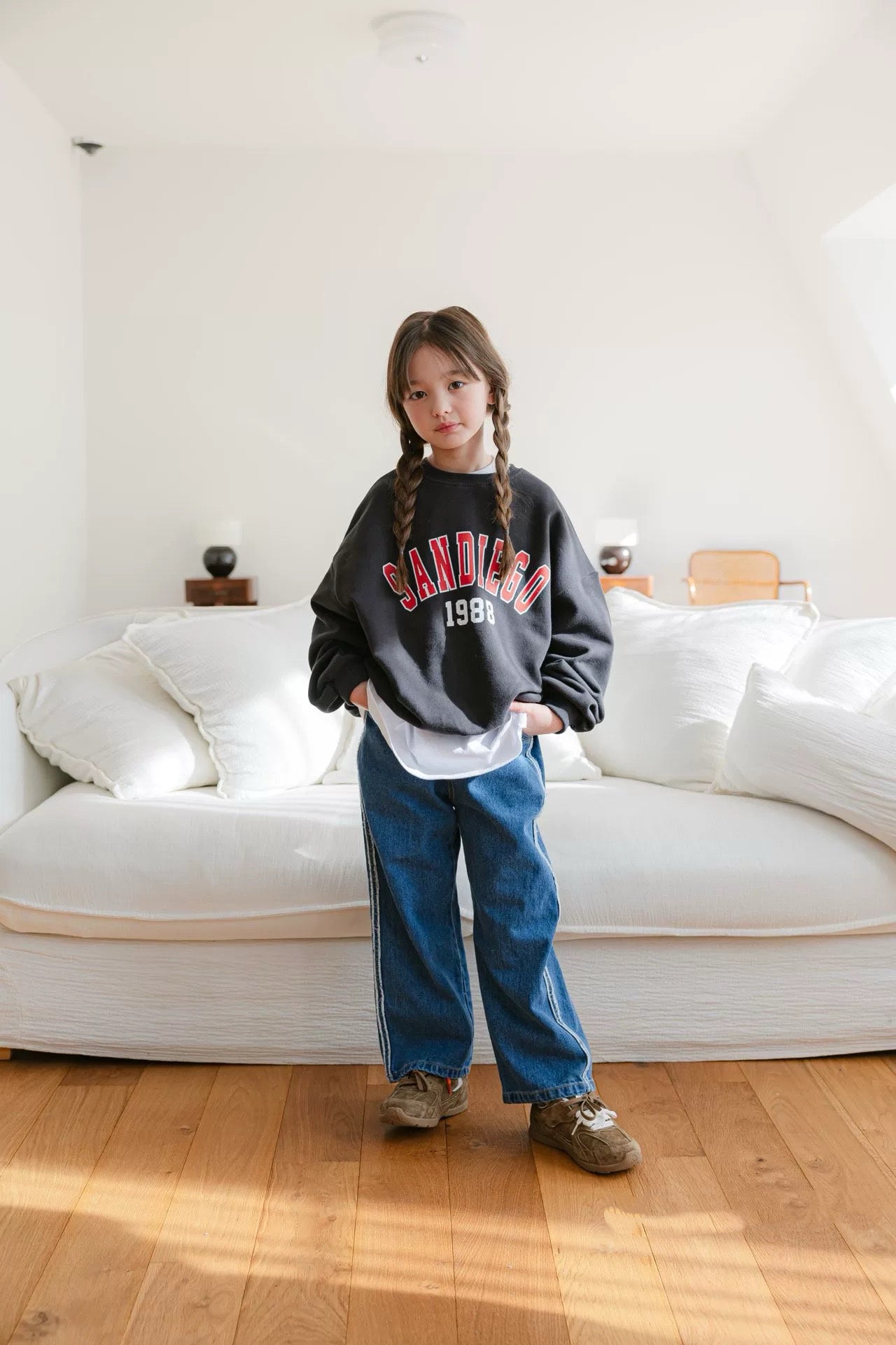 圓領英文衛衣☁️