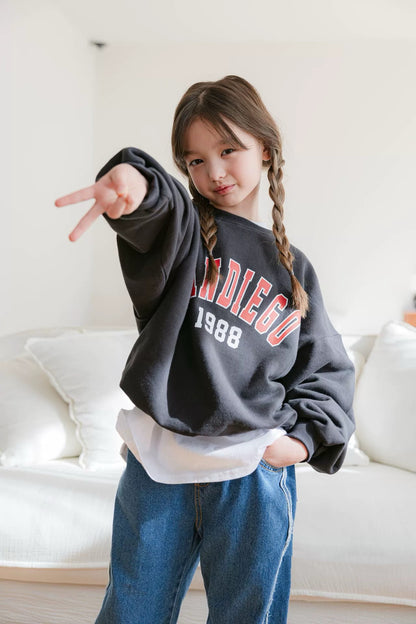 圓領英文衛衣☁️