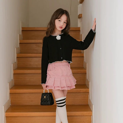 針織花花長袖上衣🌸