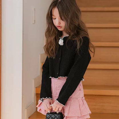 針織花花長袖上衣🌸