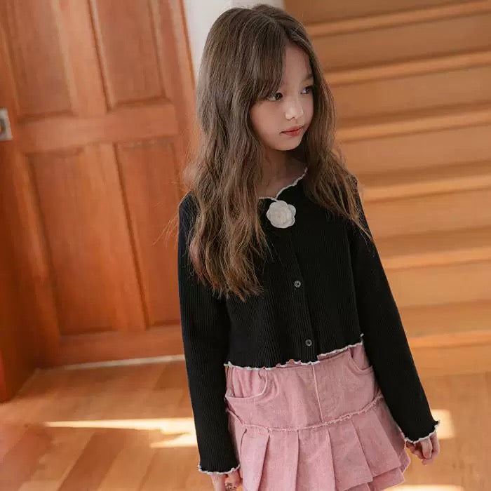 針織花花長袖上衣🌸