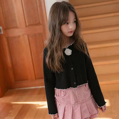 針織花花長袖上衣🌸