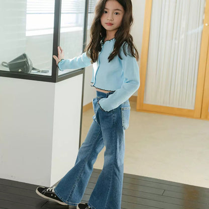 針織花花長袖上衣🌸