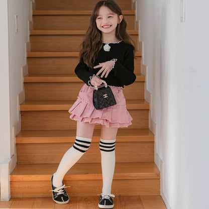 針織花花長袖上衣🌸