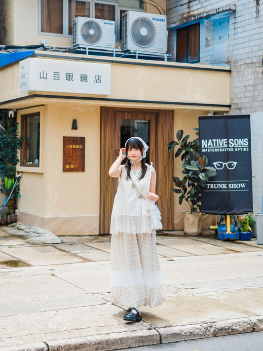 日系甜美泡泡裙-杏色🤹🏻‍♀️🌼