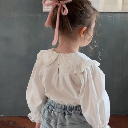 荷葉領長袖上衣🍑