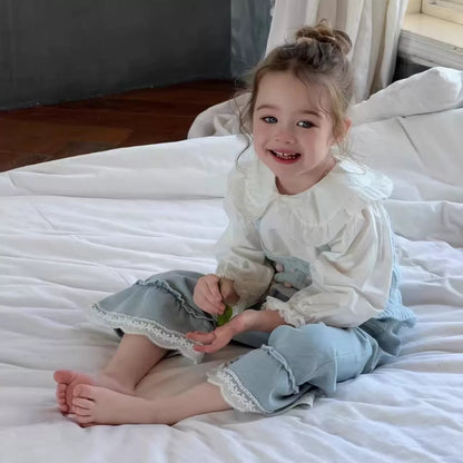 荷葉領長袖上衣🍑