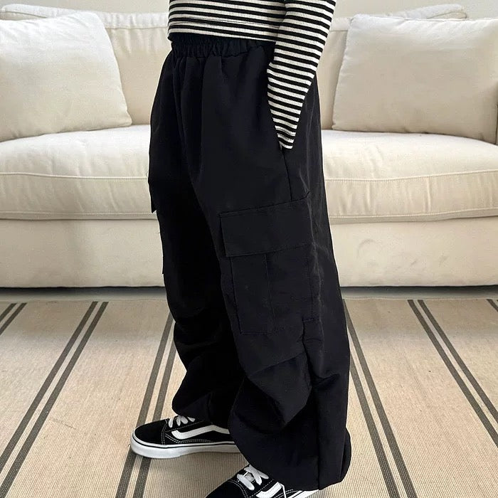 鬆緊工裝長褲👖