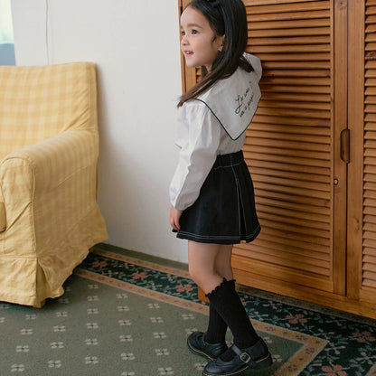 鬆緊牛仔短裙🔖