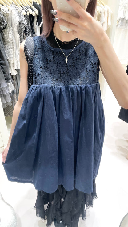 編織拼接連身裙套裝🍯