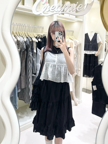 日系簡約百搭蛋糕裙🍰