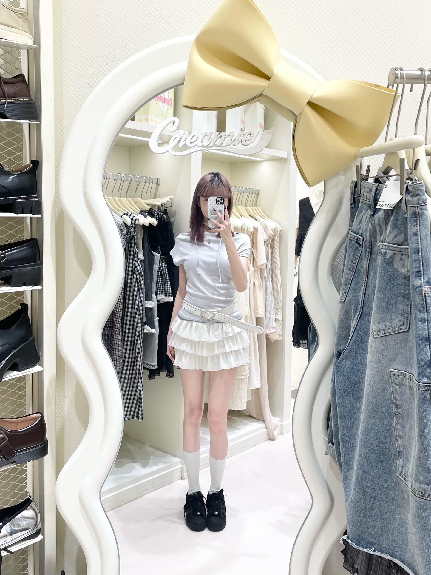 慵懶風露肩套裝🐰