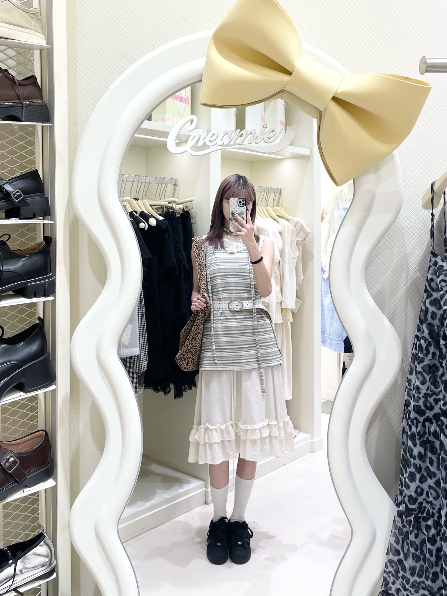 日系吊帶背心套裝🍒🖤