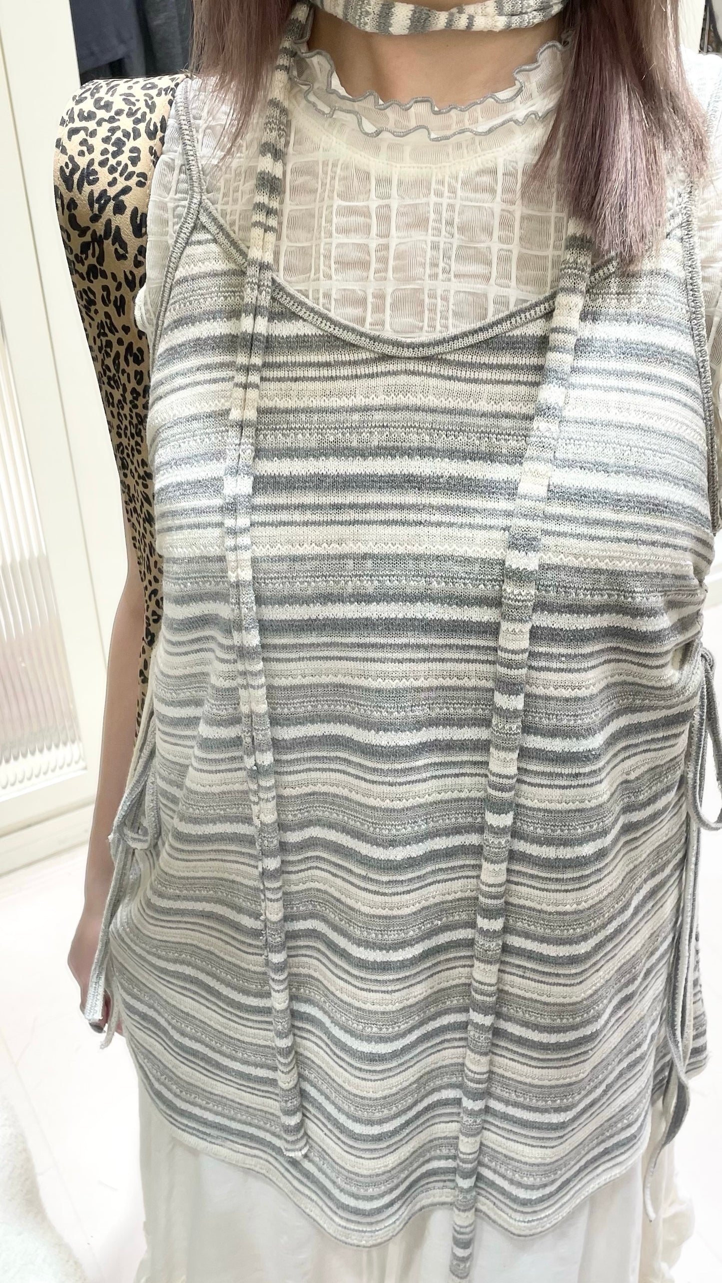 日系吊帶背心套裝🍒🖤