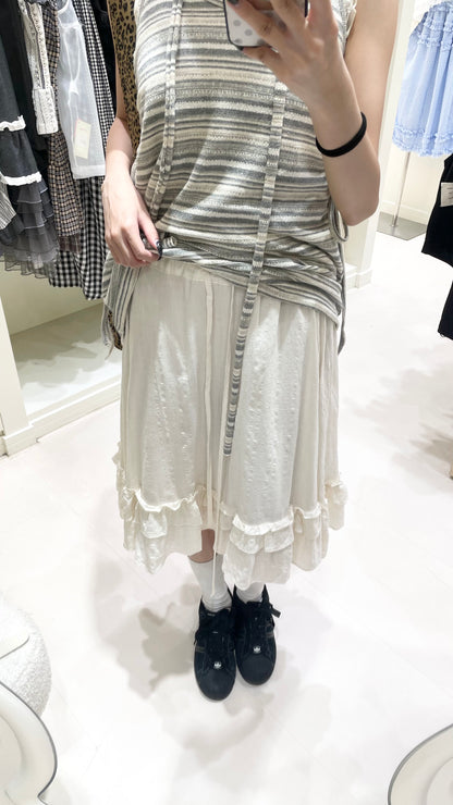 日系吊帶背心套裝🍒🖤