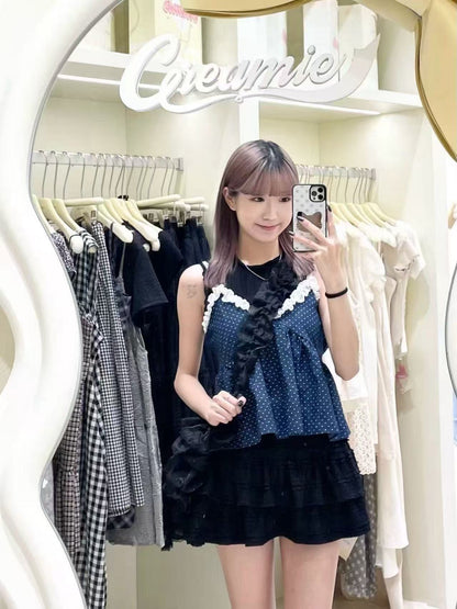日系Ruffle波點套裝🍯