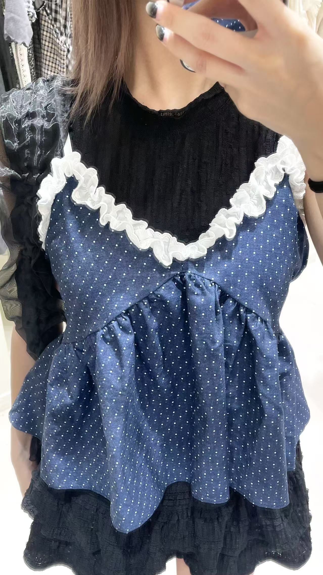 日系Ruffle波點套裝🍯