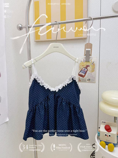 日系Ruffle波點套裝🍯