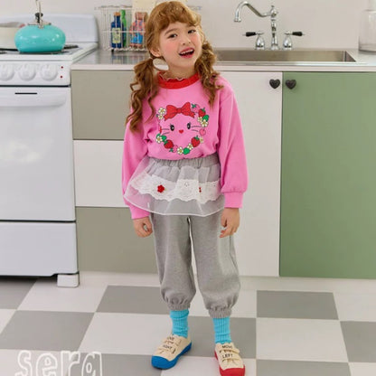 圓領貓貓印花衛衣🎡