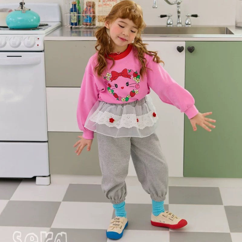 圓領貓貓印花衛衣🎡