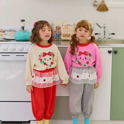 圓領貓貓印花衛衣🎡