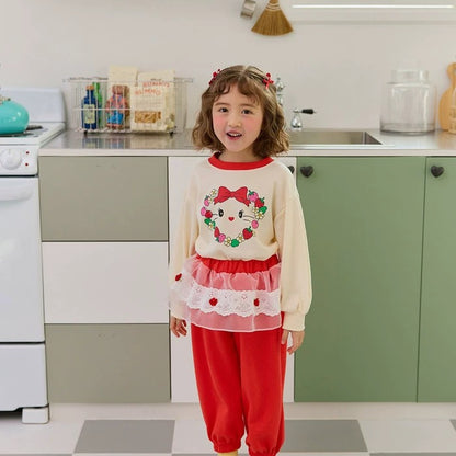 圓領貓貓印花衛衣🎡