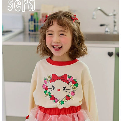 圓領貓貓印花衛衣🎡