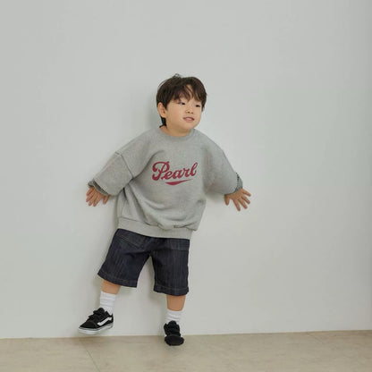 圓領拼接英文衛衣🎧