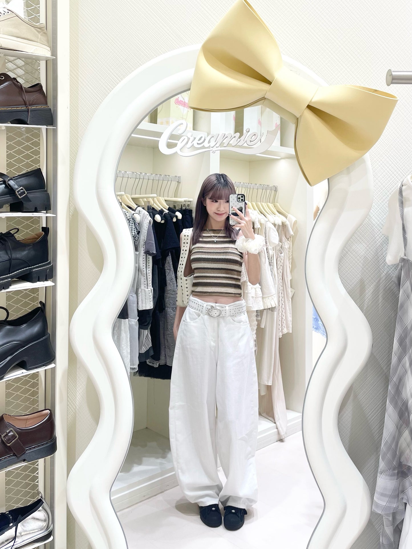 復古撞色背心套裝🥯