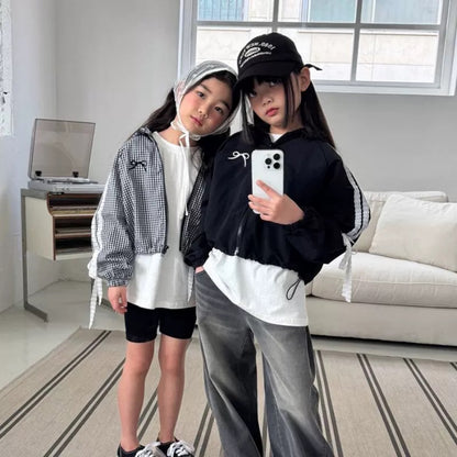 立領蕾絲綁帶外套🎀