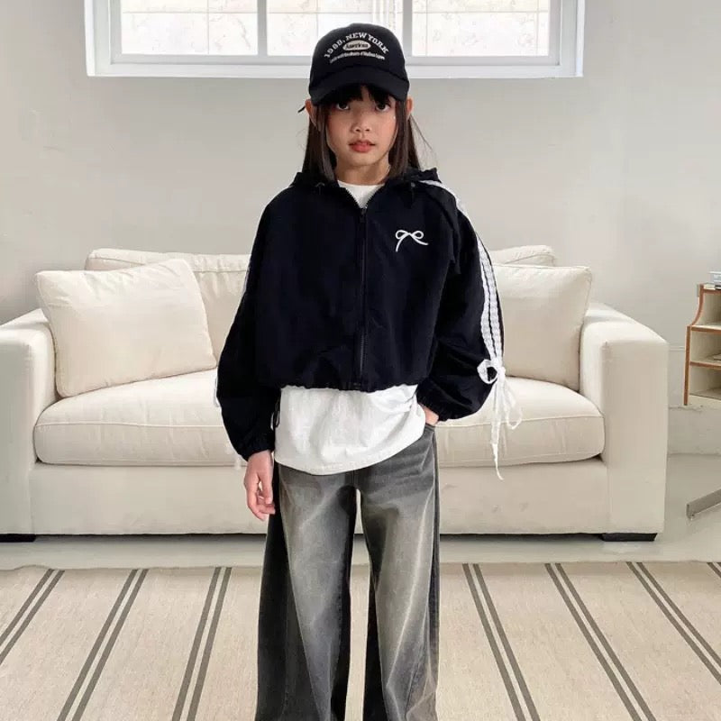 立領蕾絲綁帶外套🎀