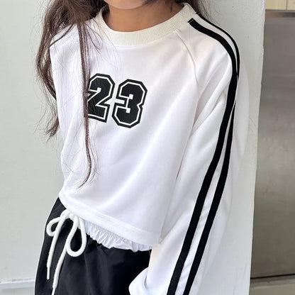 圓領數字運動衛衣🎧