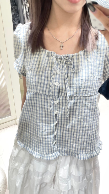 簡約百搭格仔套裝💕