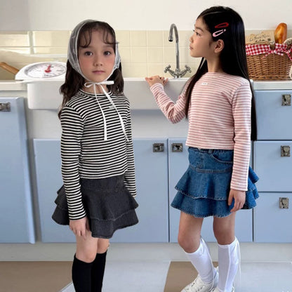 圓領條紋長袖上衣🔖