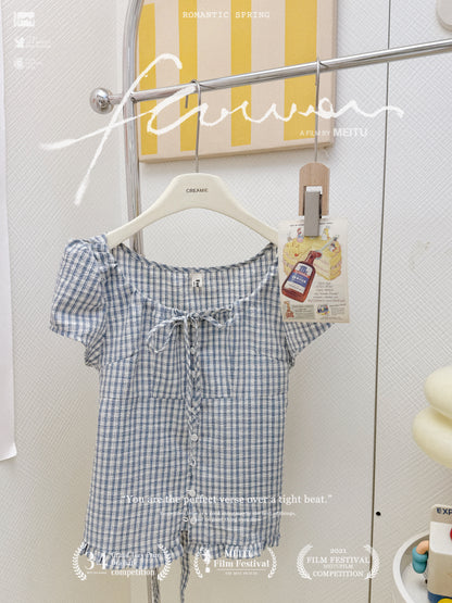 簡約百搭格仔套裝💕