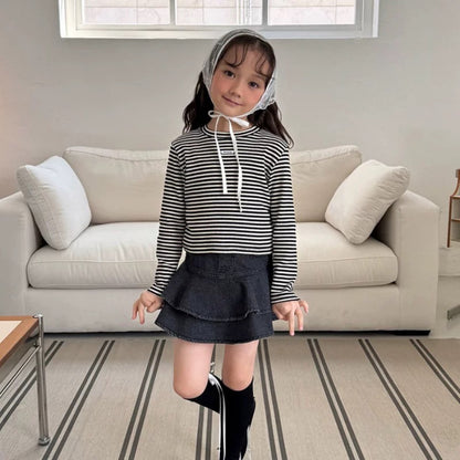 圓領條紋長袖上衣🔖