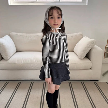 圓領條紋長袖上衣🔖