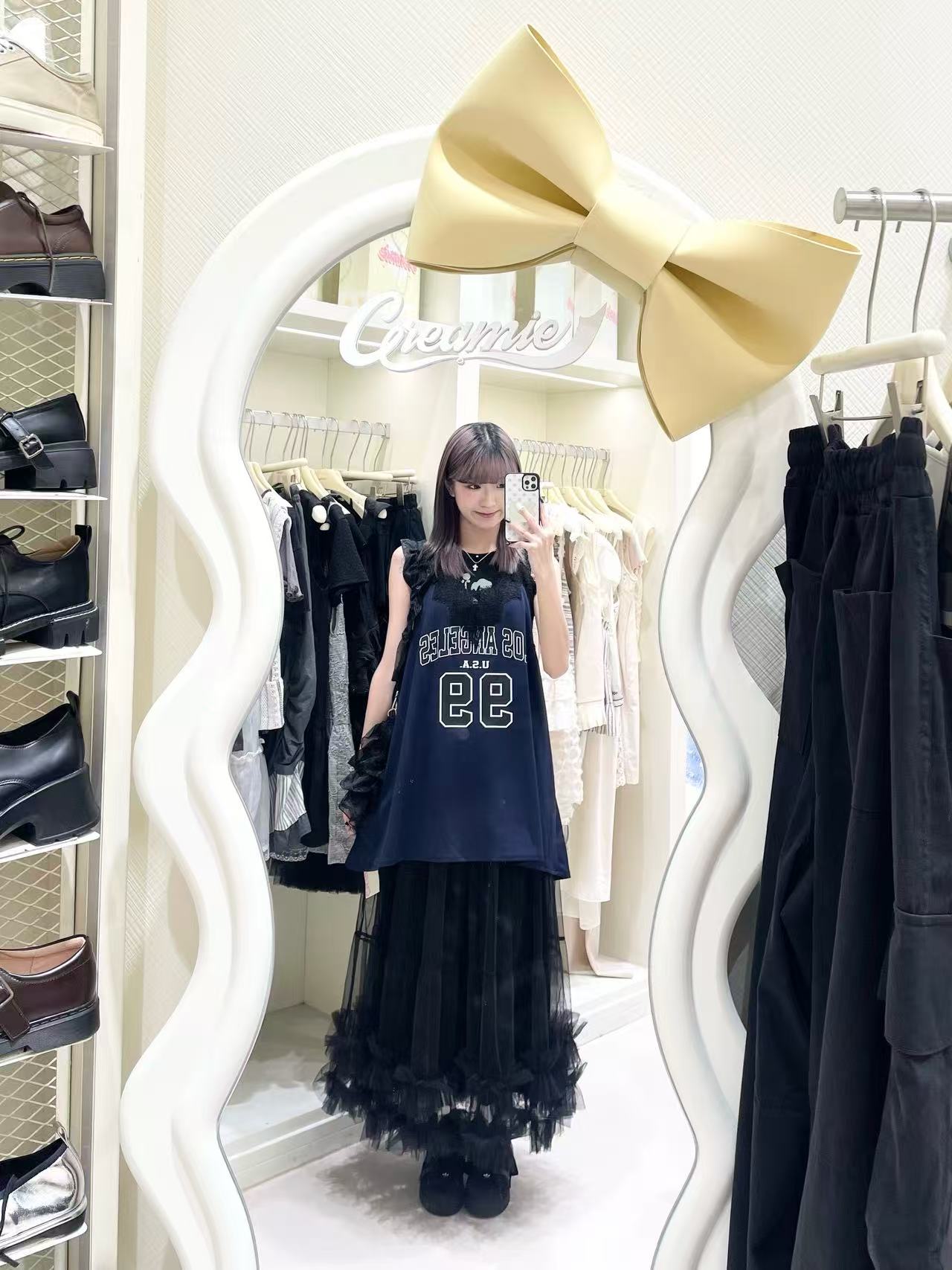 韓系吊帶球衣套裝🎧