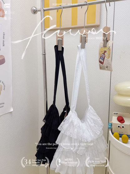 甜美蕾絲單肩包🌸