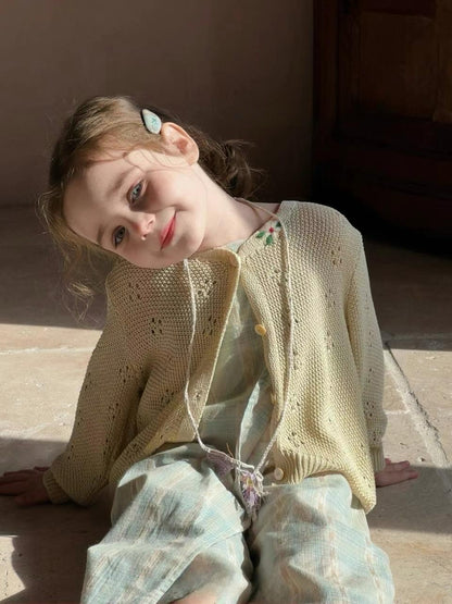 針織扣鈕毛衣💐