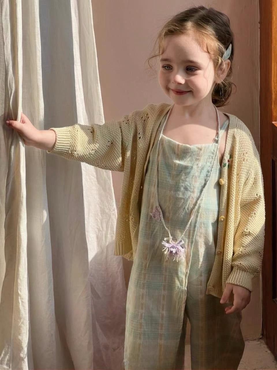 針織扣鈕毛衣💐